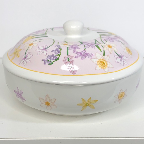 See’s Candies Spring Easter Flowers Candy Dish - Picture 3 of 9